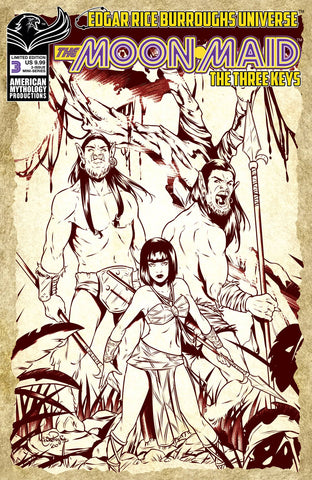 MOON MAID THREE KEYS #3 CVR B PULP ART CVR