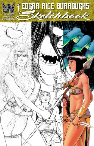 EDGAR RICE BURROUGHS SKETCHBOOK 2021 #1 CVR B LTD ED