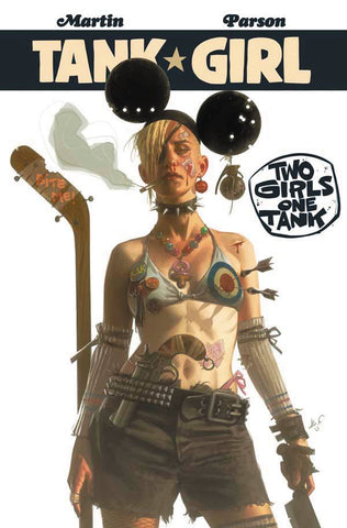 TANK GIRL 2 GIRLS 1 TANK TP (TITAN COMICS) (MR)