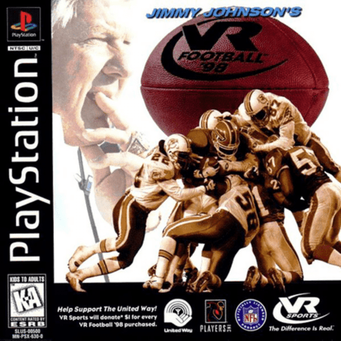 Jimmy Johnson's VR Football 98 (PS1)