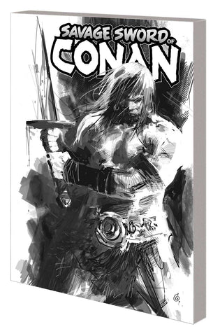 SAVAGE SWORD OF CONAN TP (MARVEL) VOL 01 CULT OF KOGA THUN B&W DM VAR