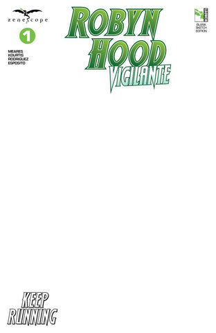 ROBYN HOOD VIGILANTE #1 CVR F BLANK SKETCH