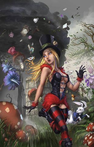 GFT WONDERLAND ASYLUM #3  B CVR EHNOT (MR)