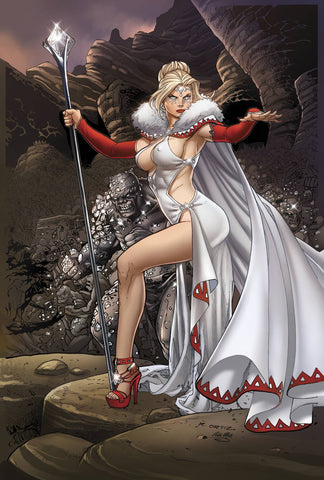 GFT WONDERLAND CLASH OF QUEENS #3  D CVR ORTIZ (AOFD)
