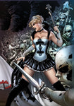 GFT WONDERLAND CLASH OF QUEENS #4  D CVR ORTIZ (AOFD)