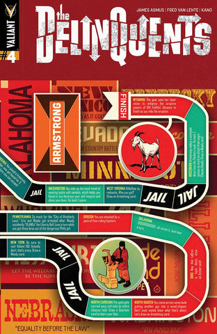 DELINQUENTS #4  CVR B BOARD GAME