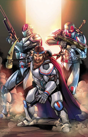 GFT PRESENTS 2015 REALM KNIGHTS GIANT SIZE ED D CVR WATTS (M