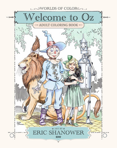 WORLDS OF COLOR WELCOME TO OZ ADULT COLORING BOOK TP
