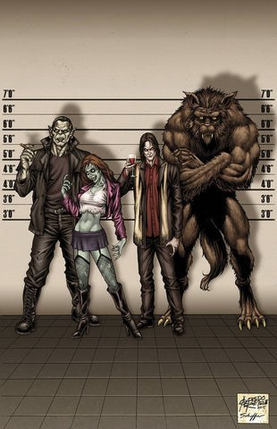 GFT ESCAPE FROM MONSTER ISLAND #1  D CVR REYES (MR)