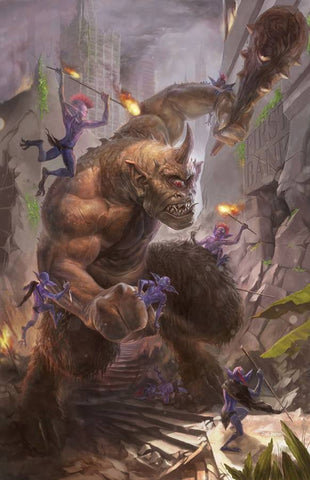 GFT ESCAPE FROM MONSTER ISLAND #2  A CVR BURNS (MR)