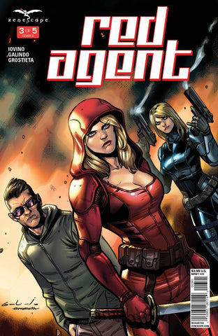 GFT RED AGENT #3  D CVR GALINDO (MR)