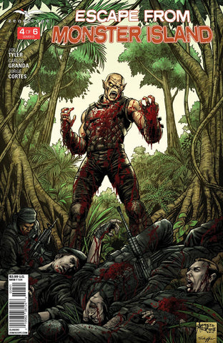 GFT ESCAPE FROM MONSTER ISLAND #4  D CVR REYES (MR)