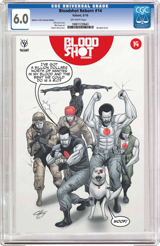 BLOODSHOT REBORN #14 CVR E CGC REPLICA HENRY