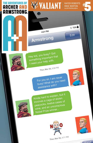 ARCHER & ARMSTRONG #5 CVR E EMOJI VARIANT