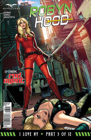 GFT ROBYN HOOD I LOVE NY #3  D CVR RIVEIRO (MR)