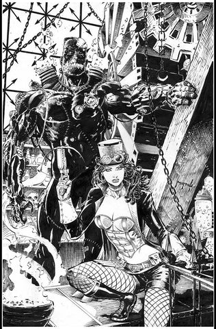 GFT VAN HELSING VS FRANKENSTEIN #1  CVR D METCALF