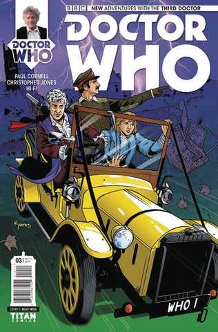 DOCTOR WHO 3RD #3  CVR C YATES