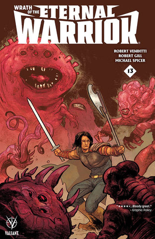 WRATH OF THE ETERNAL WARRIOR #13 CVR B STRAHM