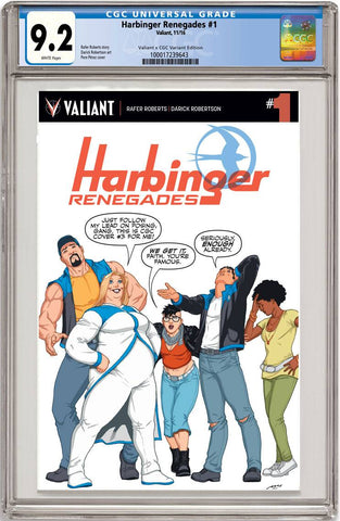 HARBINGER RENEGADE #1 CVR E CGC REPLICA PEREZ