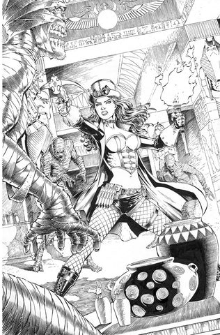 GFT VAN HELSING VS THE MUMMY OF AMUN RA #1  CVR D METC
