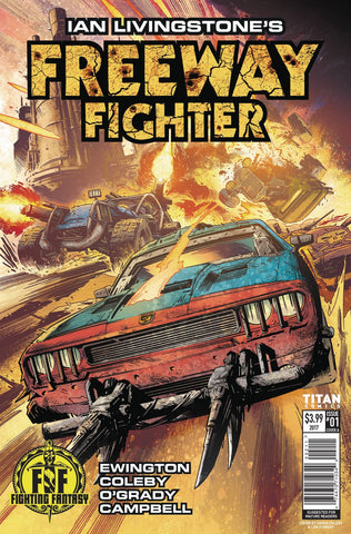 IAN LIVINGSTONES FREEWAY FIGHTER #1  CVR A COLEBY