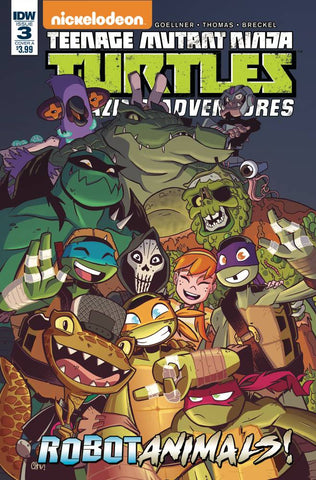 TMNT AMAZING ADVENTURES ROBOTANIMALS #3  CVR A THOMAS