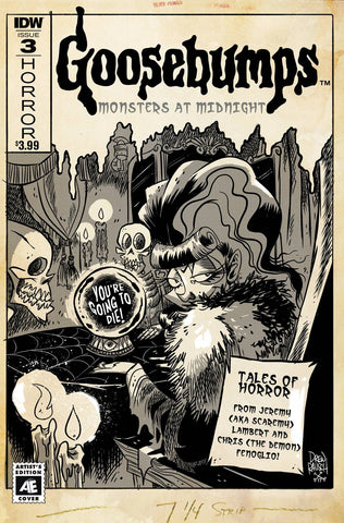 GOOSEBUMPS MONSTERS AT MIDNIGHT #3  CVR B ARTIST ED RA