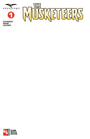 MUSKETEERS #1  CVR F BLANK SKETCH