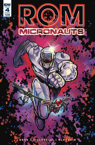 ROM & THE MICRONAUTS #4  CVR B MILONOGIANNIS