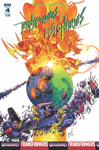 TRANSFORMERS VS VISIONARIES #4  CVR A OSSIO