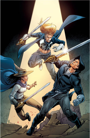 MUSKETEERS #4  CVR B ATKINS