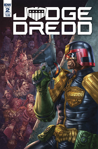 JUDGE DREDD UNDER SIEGE #2  CVR B QUAH