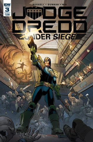 JUDGE DREDD UNDER SIEGE #3  CVR A DUNBAR