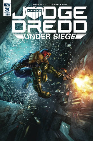 JUDGE DREDD UNDER SIEGE #3  CVR B QUAH