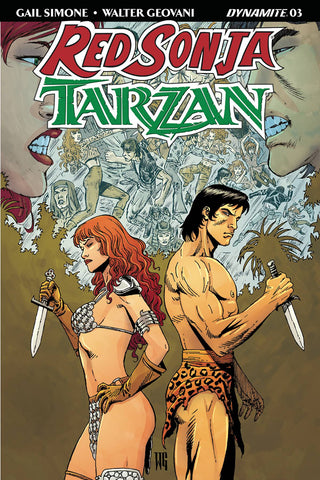 RED SONJA TARZAN #3 CVR B GEOVANI