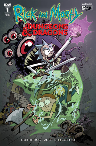 RICK & MORTY VS DUNGEONS & DRAGONS #1  CVR A LITTLE (C