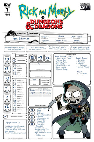 RICK & MORTY VS DUNGEONS & DRAGONS #1  CVR B LITTLE (C