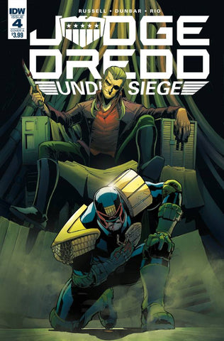 JUDGE DREDD UNDER SIEGE #4  CVR A DUNBAR