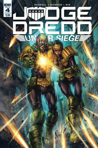 JUDGE DREDD UNDER SIEGE #4  CVR B QUAH