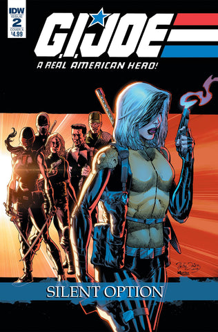 GI JOE A REAL AMERICAN HERO SILENT OPTION #2  CVR A DI