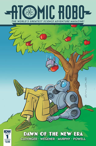 ATOMIC ROBO & DAWN OF NEW ERA #1  CVR B ZAHLER