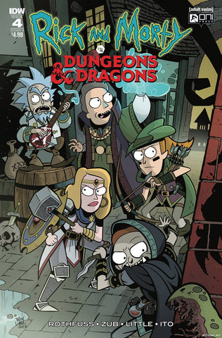 RICK & MORTY VS DUNGEONS & DRAGONS #4  CVR A LITTLE (C