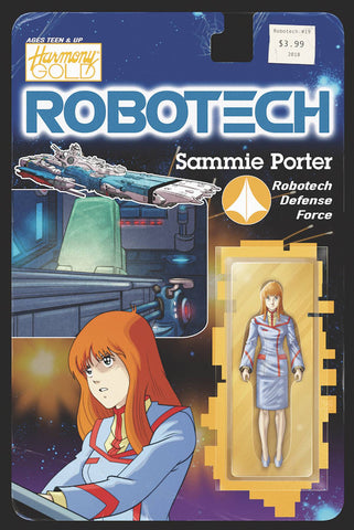 ROBOTECH #19 CVR B ACTION FIGURE VAR