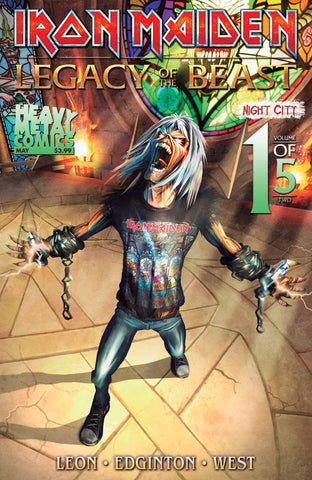 IRON MAIDEN LEGACY O/T BEAST VOL 2 NIGHT CITY #1 CVR A CASAS