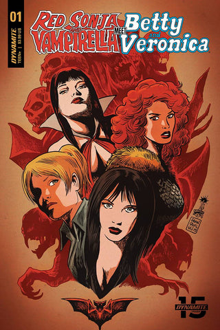 RED SONJA VAMPIRELLA BETTY VERONICA #1 CVR B FRANCAVILLA