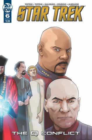 STAR TREK Q CONFLICT #6  CVR B MESSINA