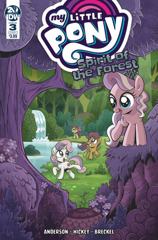 MY LITTLE PONY SPIRIT OF THE FOREST #3  CVR A HICKEY (