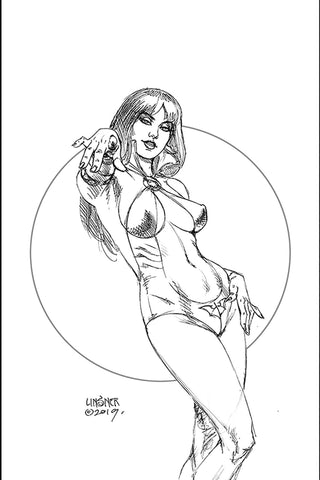 VAMPIRELLA #1 LINSNER EXC VIRGIN B&W CVR