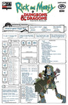 RICK & MORTY VS D&D II PAINSCAPE #3 CVR C CHARACTER SHEET (M