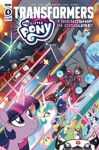 MY LITTLE PONY TRANSFORMERS #4  CVR A FLEECS